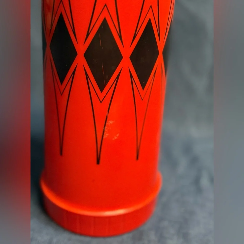 Vintage 70’s King Seeley Thermos TALL 13 Vacuum Bottle FillerStopper Red